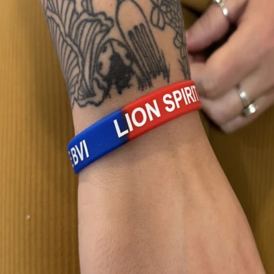 Rubber Wrist Band — Lion Spirit Jost Van Dyke merchandise